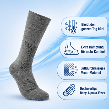 Alpaka-Wandersocken - Trail Crew
